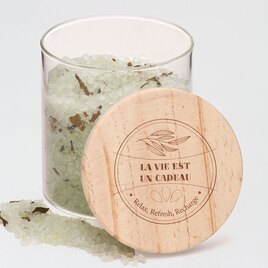 sel de bain menthe the chai jolies feuilles TA14995-2100010-02 2