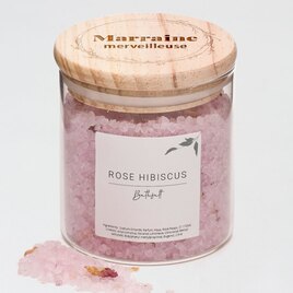 sels de bain rose hibiscus couronne de fleurs TA14995-2100012-02 1