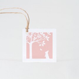 roze vierkant doopsuiker label met vlindertje TA1555-1600006-03 2