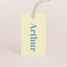 geboortelabel in butter yellow met naam TA1555-2600050-03 1