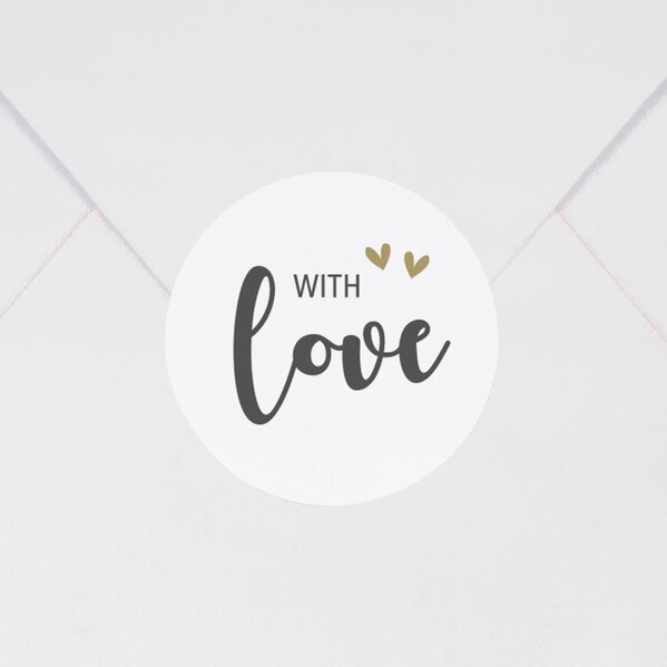 sticker autocollant mariage with love TA171-137-02 1