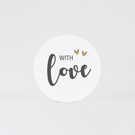 sticker autocollant mariage with love TA171-137-02 2