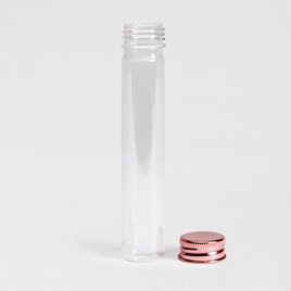 plastic buisje met rose schroefdop TA282-239-03 2