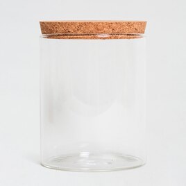 grote glazen pot met kurk deksel TA382-299-03 1