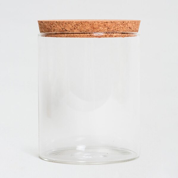 grote glazen pot met kurk deksel TA382-299-03 1