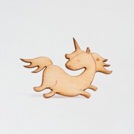 houten opplakmotief in de vorm van een unicorn TA459-014-03 1