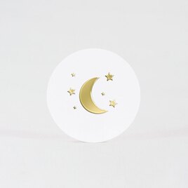 sluitzegel met goudfolie maan en sterren 3 7 cm TA571-124-03 2