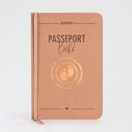 faire part naissance passeport kraft buromac 589025 TA589-025-02 1