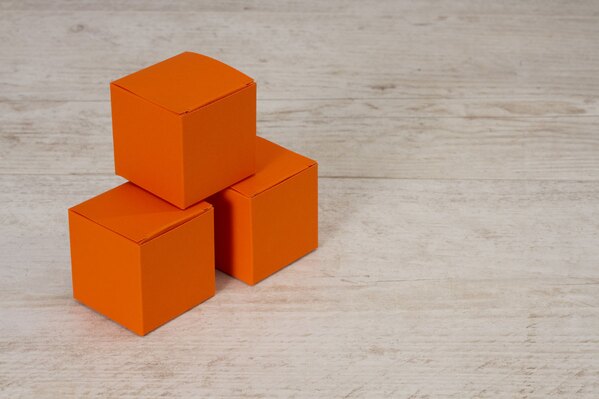 boite cube orange TA719-005-02 1