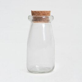 vase en verre bapteme avec bouchon en liege TA782-212-02 1
