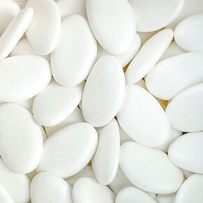 Dragées blanches 1 kg (± 240 ex)