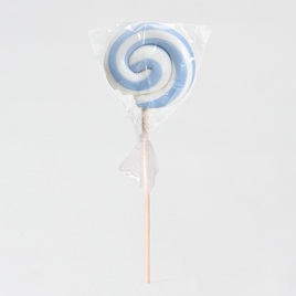 artisanale lolly wit met lichtblauwe strepen TA783-515-03 2