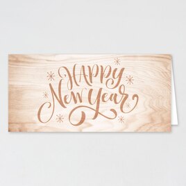 vrolijke nieuwjaarskaart in houtlook TA849-048-03 1